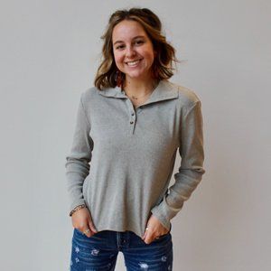 Ralph Lauren Polo Cropped Sleeve - Grey